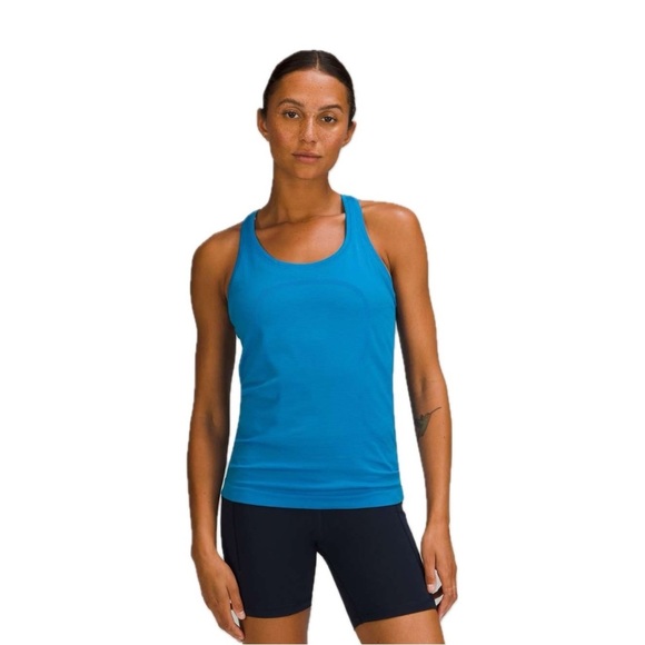 🍋Lululemon Swiftly Tech Racerback Tank Top 2.0 in Poolside Blue - Picture 1 of 9
